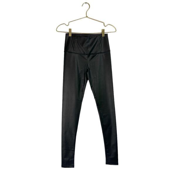 Just Fab High Rise Faux Lux Leather Leggings, Size S WP311 - Picture 1 of 7